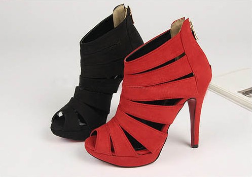 women summer shoes 2014 red bottoms peep toe gladiator high heel sandals g 633 16