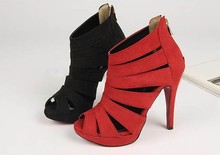 women summer shoes 2014 red bottoms peep toe gladiator high heel sandals g 633 16