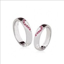 Sparkling Love Couples To Buddhist Monastic Discipline High grade Quality Lover Ring CASSIE1351F 342