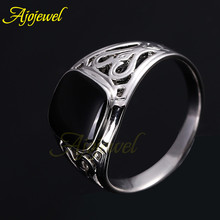 Free shipping!!  fashion  jewelry rings 18k white gold plated black silicone finger ring 0299