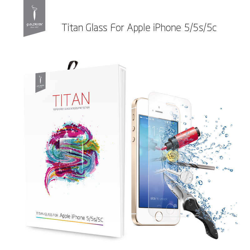 Than 98 Clear Tempered Glass Screen Protector for iPhone 5 5s 5c Premium glass protective film