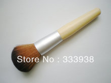 Powder Blusher Brush Bronzer Dome Brush Synthetic Hair Makeup Brush ECO Bamboo Handle Single Brush Beauty