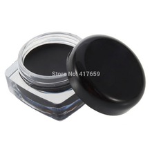 5set Eyeliner Black Waterproof Eye Liner Eye Shadow Gel Makeup Cosmetic Brush Drop Shipping Wholesale
