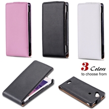 Genuine Leather Flip Cover For Sony Ericsson X12 Xperia Arc LT15i Full Case For Sony Xperia