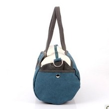 Leisure and fashion 2013 new style canvas bag cartoon graphic patterns women s handbag messenger bag