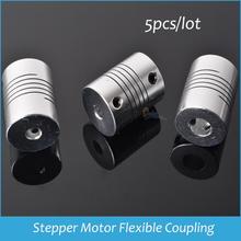Wholesale 5pcs/lot 3D printer Stepper Motor Flexible Coupling Coupler /Shaft Couplings 5 mm*8mm**25 mm Free Shipping