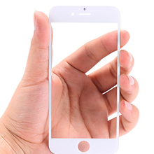 White Outer Glass Front Lens Screen For Apple iPhone 4 4S 4G Replacement Outer Lens For