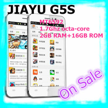 Black in Stock Ultra Slim JIAYU G5 MTK6589T Quad Core 3G Smart Phone 13MP Camera 4.5″ OGS Gorilla Glass Screen 1G RAM 4G ROM