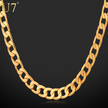Men Jewelry Chunky Necklace With ’18K’ Stamp High Quality 18K Real Gold Plated 55CM Length Figaro Chain Necklace Wholesale N311
