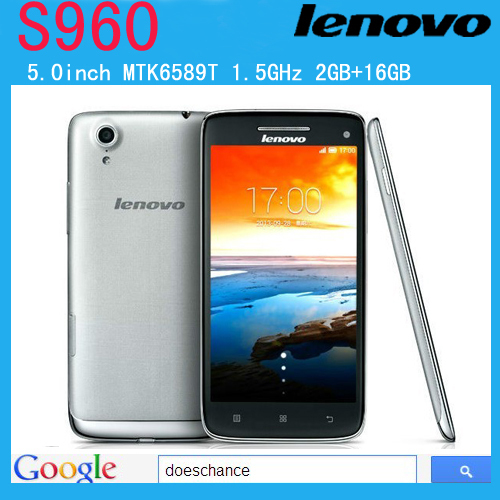 Original Lenovo S960 cell phones MT6589T Vibe X S960 5 inch 2GB RAM 16GB ROM Quad