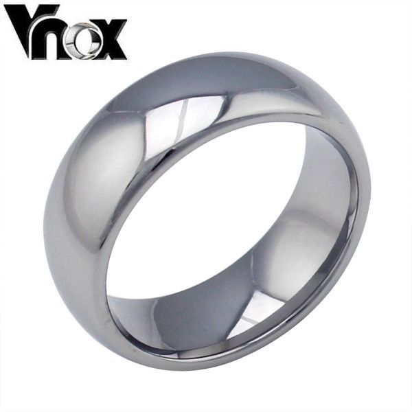 Mens Jewelry High Polished Wedding Bands Ring tungsten carbide ring US Size 7 13
