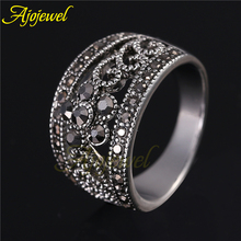 Fashion Jewelry #7-9 New Arrival 18K  White Gold Plated Retro Ring Women