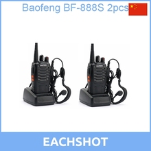 2 pcs 2013 new free shipping Cheap Walkie Talkie BF-888s 5W 16CH UHF 400-470MHz BF-888S Interphone BaoFeng 888S Two-Way Radio