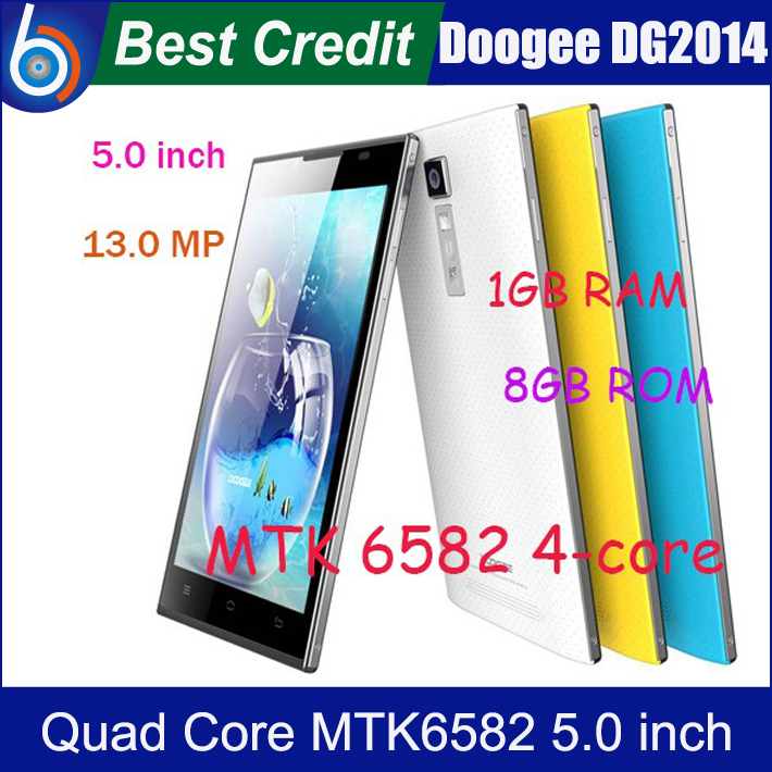 In stock Original Doogee TURBO DG2014 MTK6582 quad core 1 3Ghz 5 0 IPS HD OGS