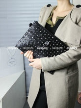 New Punk 3D Skull leather Clutch Handbag 2 Handle Strap Chain Purse Shoulder Bag