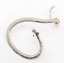 Free Shipping 4 Color Trendy Women Acrylic Hot Sale Fashion Serpiform Stud Earring Snake Earrings for