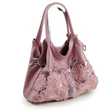 Bag 2013 flower lace women’s handbag green shoulder bag messenger bag handbag women’s
