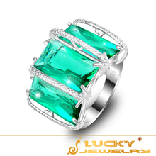 Exclusive  925 Sterling Silver  Fashion  Elegant Gift Jewelry Green Amethyst Hot Sell Rings Free Shipping  Z0027