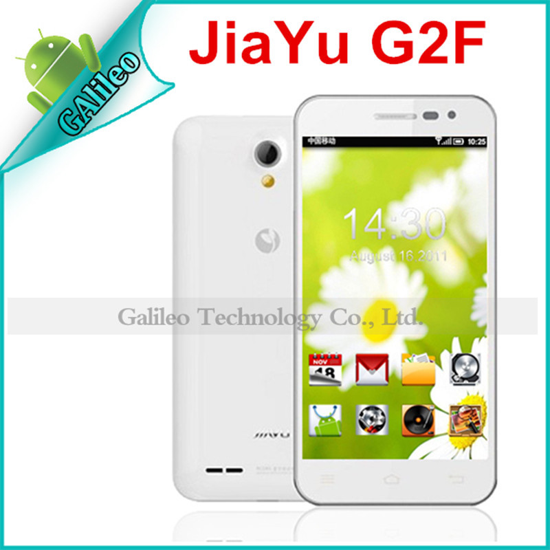 Arrived Jiayu G2F Mobile phone MTK6582 Quad Core1GB RAM WCDMA 1 3GHz 4 3 1280 720