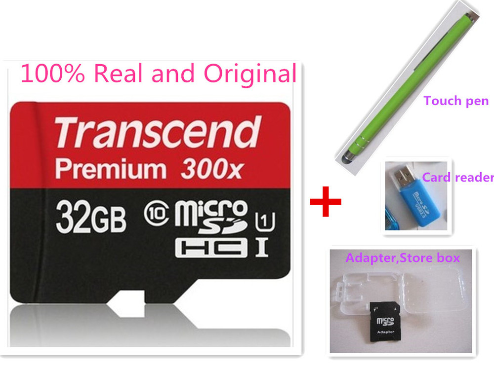 Hot Saels 100 Real Transcend 32GB 32 GB 32 G class 10 UHS I Flash Memory
