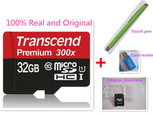 Transcend 32GB class 10 SDHC MicroSD geheugenkaart