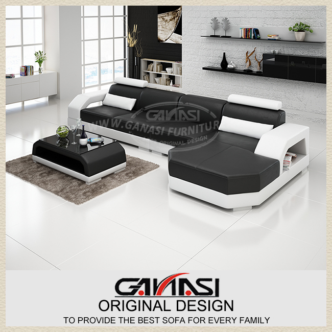 Untuk ruang tamu, Desain modern sofa kulit, Furniture rumah klasik 