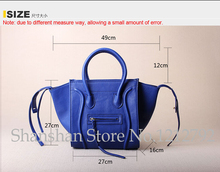 2015 Autumn New Women Faux Lychee Leather Solid Color Zipper Tassel Smiley Tote Bag Smile Face
