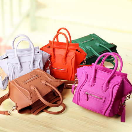 12 colors hot sale small bags for women leather wallet and handbag 2014 fashion celebrity designer