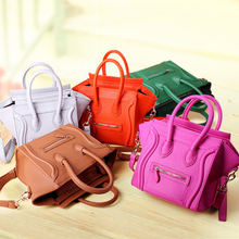 hot sale small bags for women leather wallet and handbag 2014 fashion celebrity smiley c line bag 044