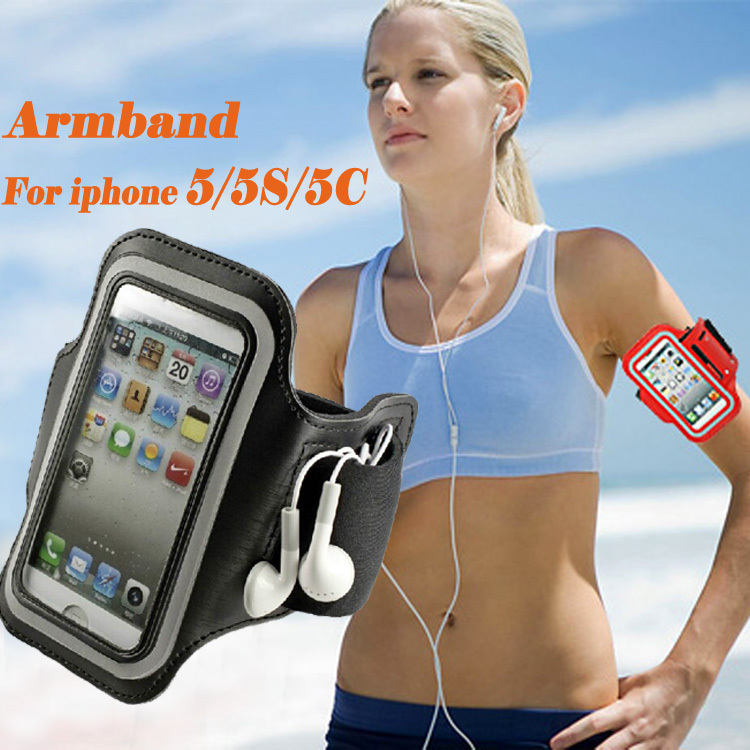 Adjustable Running SPORT GYM Armband Bag Case for apple iPhone 5 5S 5C 5G Waterproof Jogging