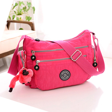 2014 cool summer women’s solid travel waterproof handbags shoulder messenger nylon bags for women ladies female bolsa fashion