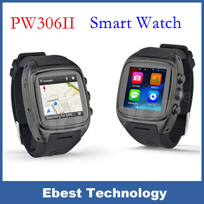PW306 MTK6572 Dual Core 3G Phone watch Android 4 2 4G ROM 1 54 Capacitive Touch