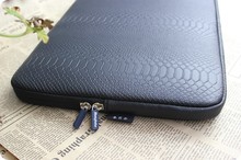 Snakeskin Grain laptop sleeve 10 12 13 14 15 inch Notebook computer bags laptop bags