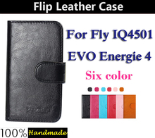 Fly IQ4501 Quality Multi Function Card Slot Flip Leather Cases For Fly IQ4501 EVO Energie 4