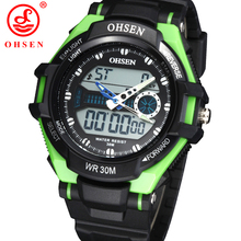 2014 nuevos hombres relojes deportes del muchacho reloj militar Digital LED exterior Casual Dress reloj cronógrafo de la alarma Relogios Masculinos