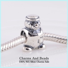 925 Sterling Silver Clown Thread Charm Beads For Charm Bracelets Jewelry Making Fits Pandora Style Bracelets