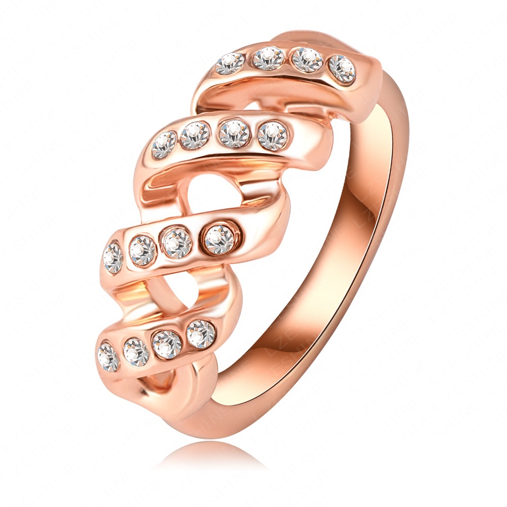 ... Ring-Real-Rose-Gold-Plated-Austrian-Crystal-Engagement-Rings-Free