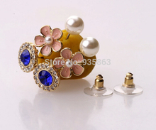 Fashion 2014 Gold Small Lovely Jewellery Full Rhinestone Stud Earring Luxury women Earrings Sets A 323