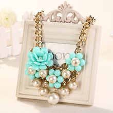 2014 luxury fashion short statement Necklaces Pendants resin color fashion women necklace gift