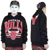 Bulls Hoodies sweatshirt pullover plus size Cotton Autumn winter fashion Hip-Hop hood men\'s clothing hiphop hip hop popular