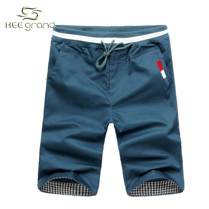 2015 Hot Sale Men s Fashion Korean Style Solid Shorts Male Casual Candy Color Comfortable Beach