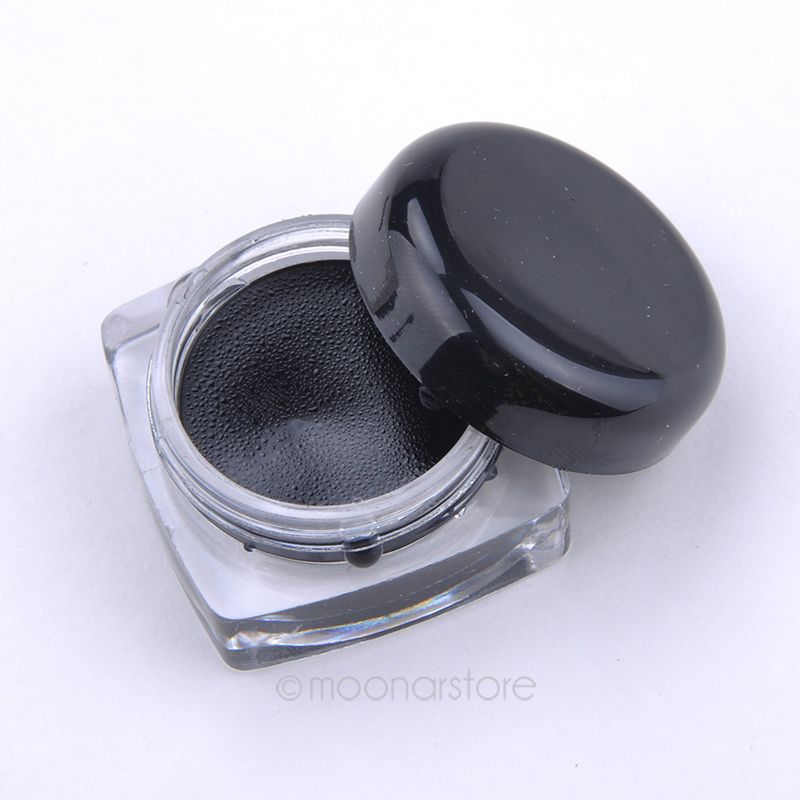 2015 Women Makeup Waterproof Gel Eyeliner Black Eyeliner Gel Makeup Cosmetic Brush Makeup Set PMHM541 50