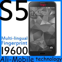 Original Logo 1:1 S5 cell 5.1 inch Android 4.4 MTK6592 Octa Core 3G ROM 32 GBRAM 2 With Fingerprint Smart Case for SM-I9500
