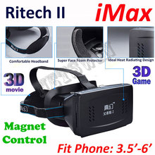 RITECH II Head Mount Plastic Version 3D VR Virtual Reality Glasses Google Cardboard 3D Movies 3D