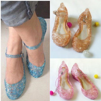 Девушки эльза обувь 2015 горячая распродажа обувь синий девушки квартиры дети детская обувь высокое качество принцесса обувь для девочек