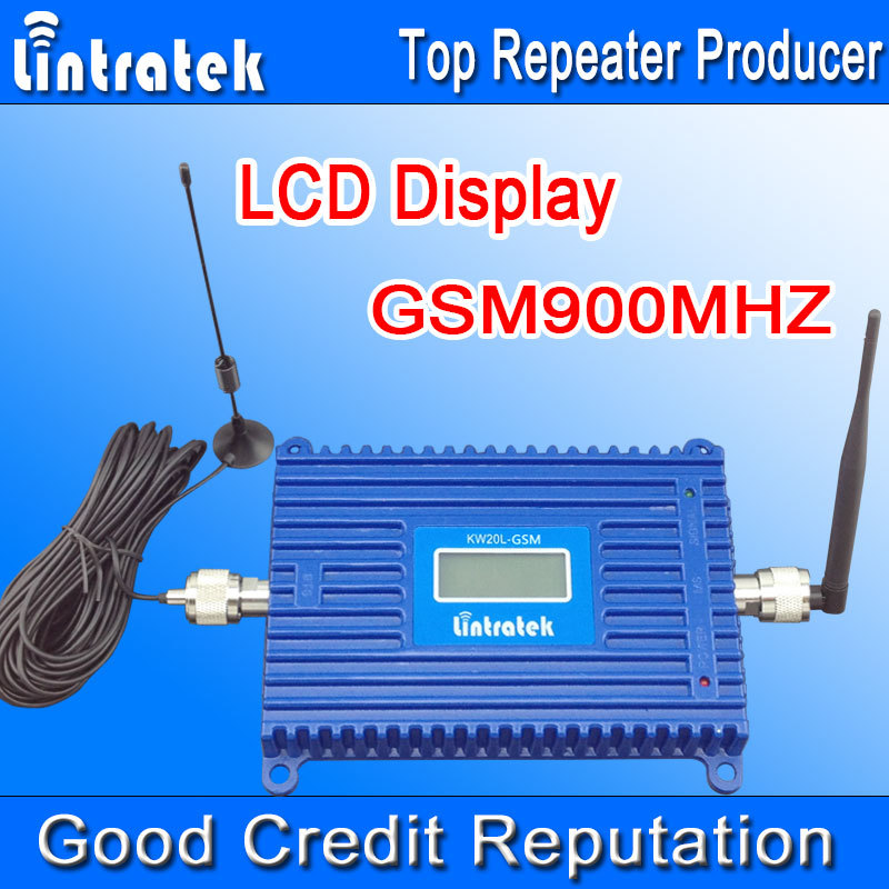 GSM 900 Repeater GSM Signal Repeater 900MHZ lintratek Mobile Phone Signals Booster LCD Display GSM Repeater