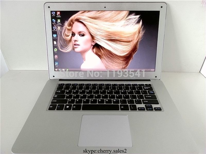 Free Shipping 14 1 inch Ultrabook slim laptop Intel celeron J1800 2 41GHz 4GB Ram 500GB