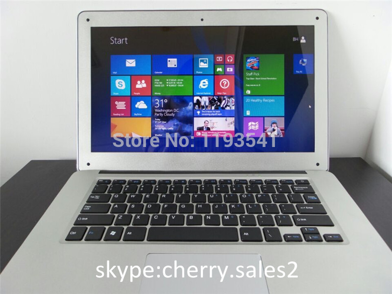 Free Shipping 14 1 inch Ultrabook slim laptop Intel celeron J1800 2 41GHz 4GB Ram 500GB