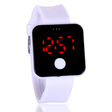 Fashion Home Button Electronics Sport Children LED Watch Waterproof Brand Reloj Silicone Running Clock Kids Digital
