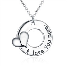 13 Styles Silver Plated Long Alphabet Necklace Pendants Valentine’s Day Gift Lovers Romantic Fashion Mother’s Day Jewelry Gift